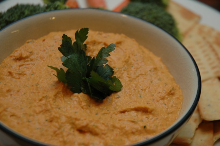 Roasted Red Pepper Hummus