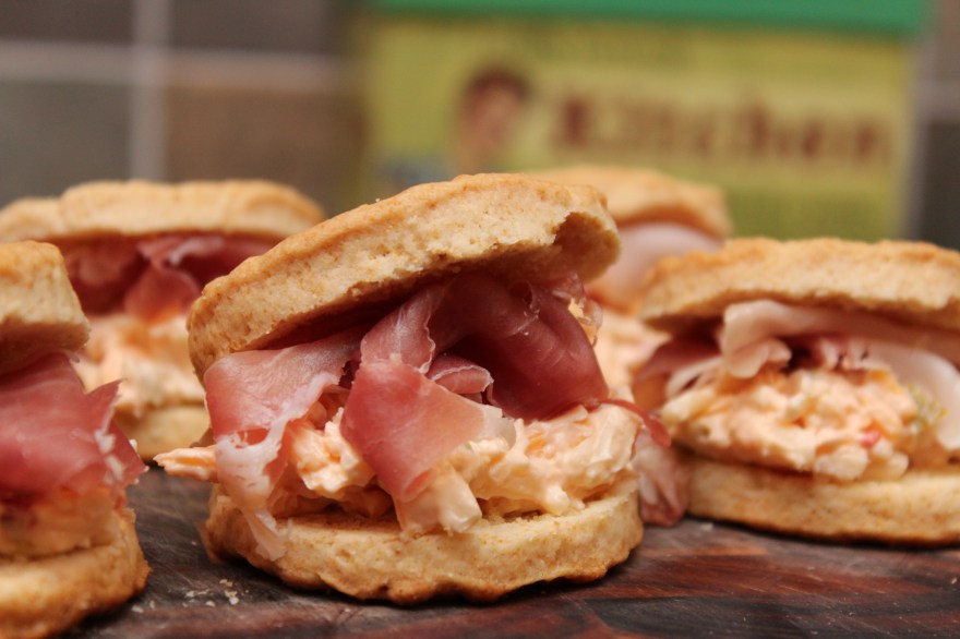 Cheesy Prosciutto Biscuit Bites