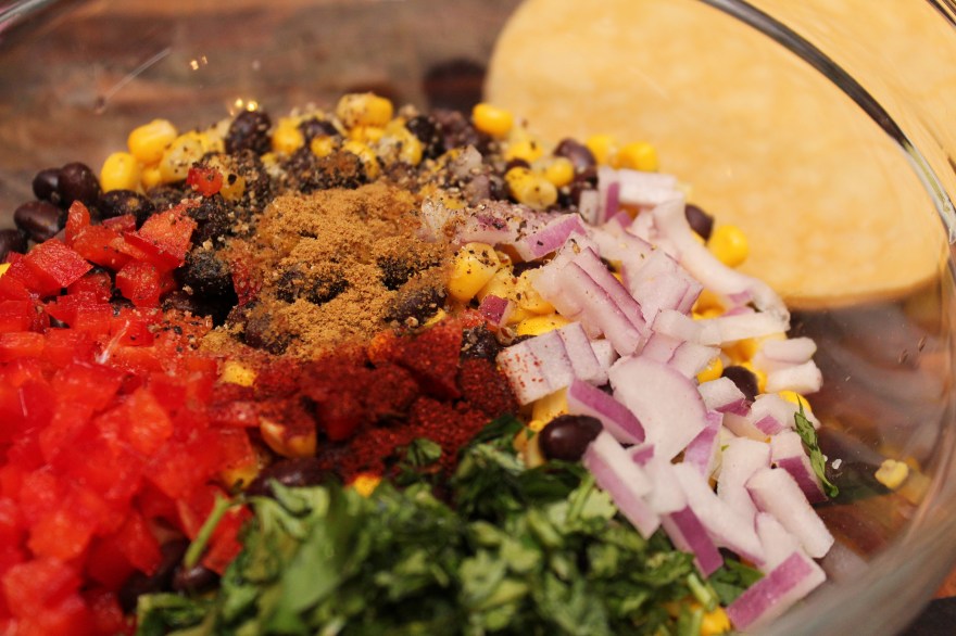 Crispy Enchilada Minis with Rotisserie Relish