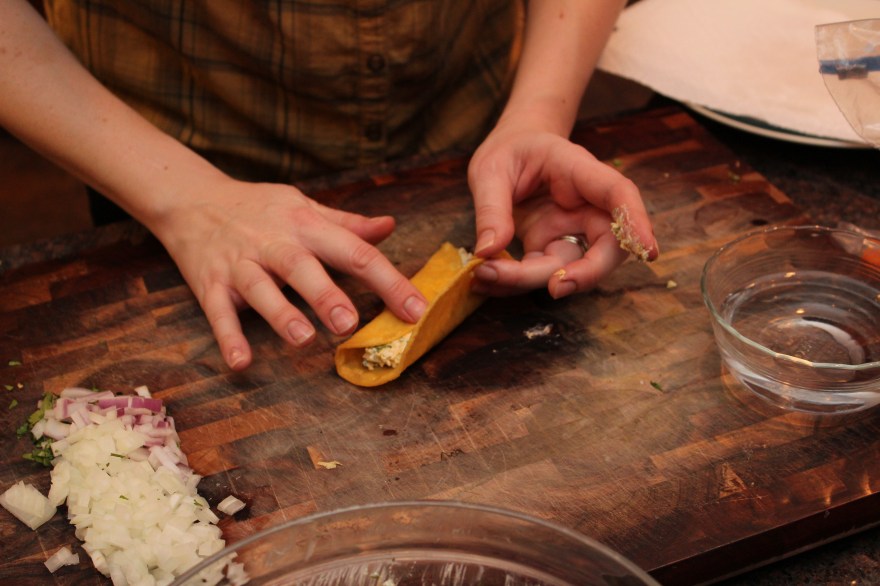 Crispy Enchilada Minis with Rotisserie Relish