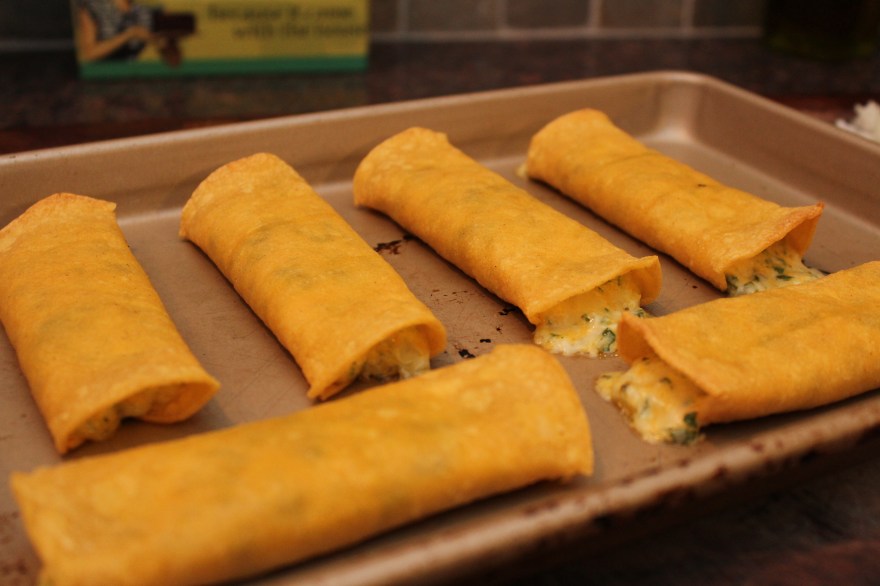 Crispy Enchilada Minis with Rotisserie Relish