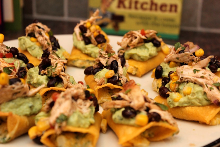 Crispy Enchilada Minis with Rotisserie Relish