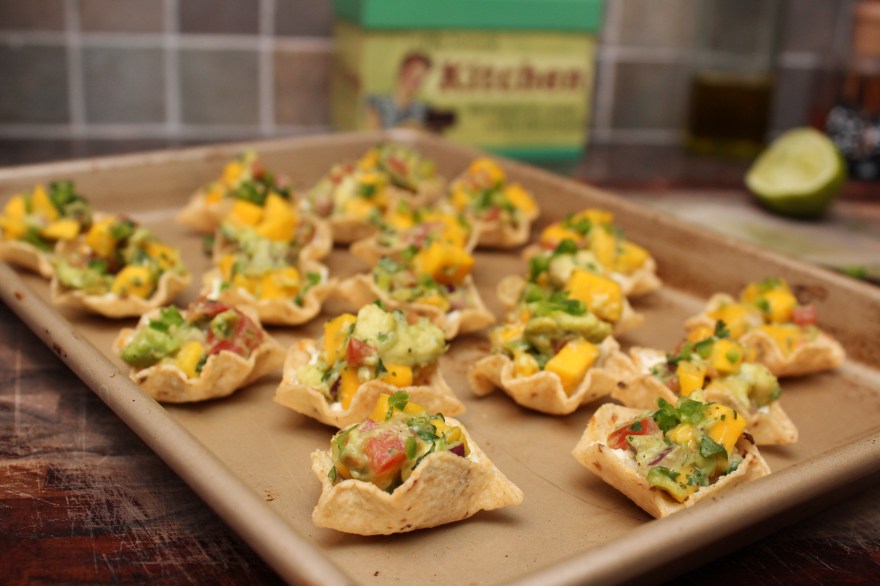Goat Cheese and Mango Nachos