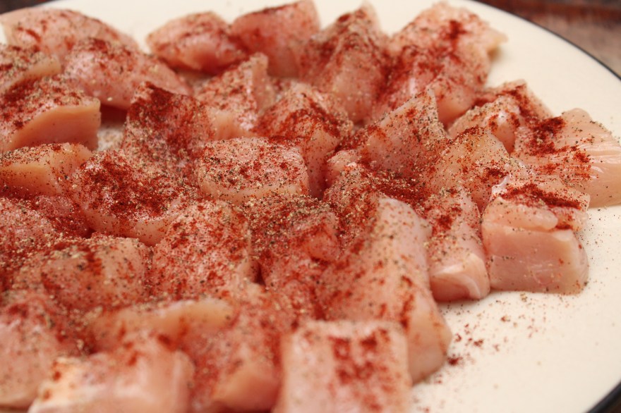 Spicy Bacon Wrapped Chicken Bites