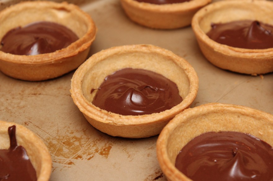 Mini Chocolate Raspberry Tarts