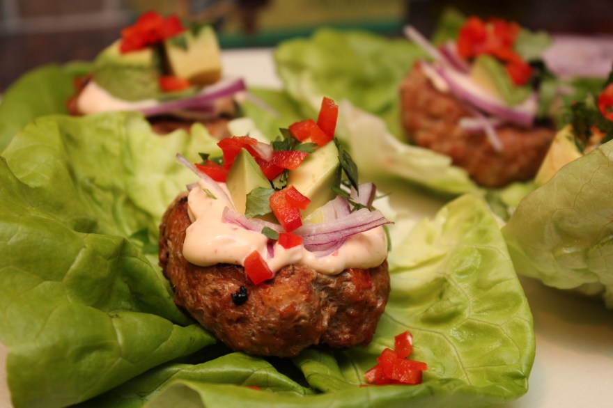 Mini Bunless Turkey Burgers