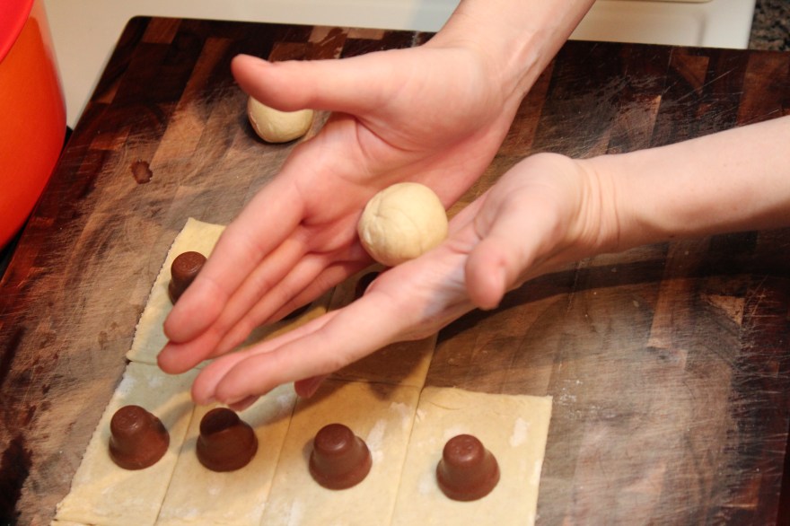 Chocolate Peanut Butter Puffs